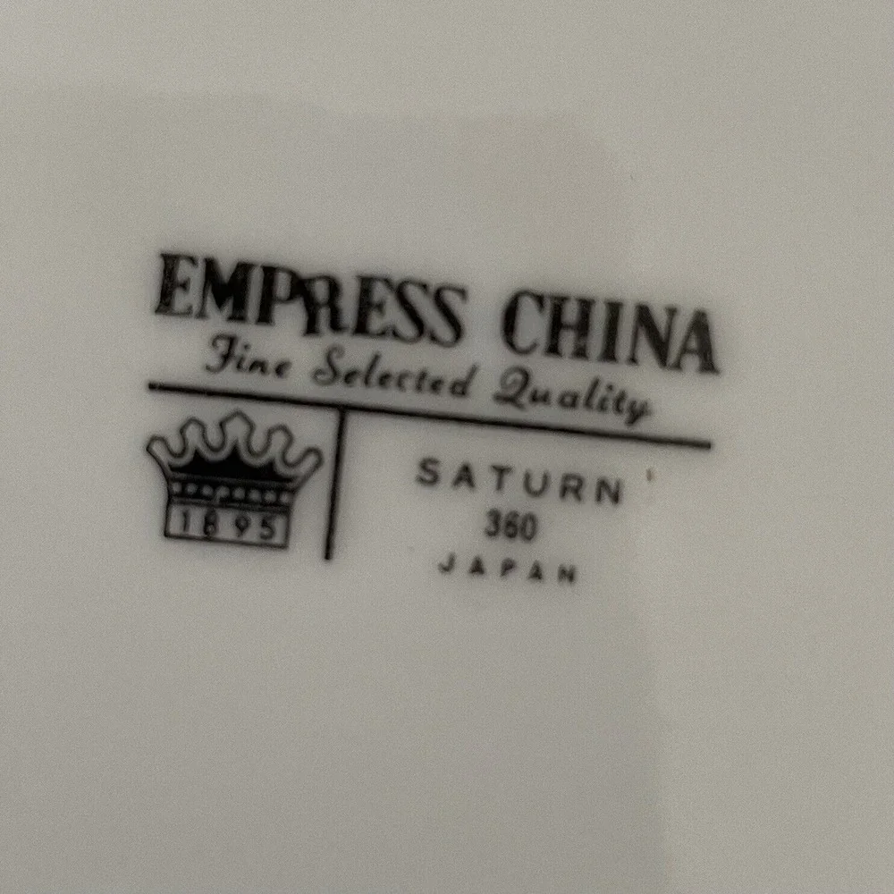 Empress China Saturn 360 Japan Geometric Salad Plate MCM Mid Century Modern 1895
